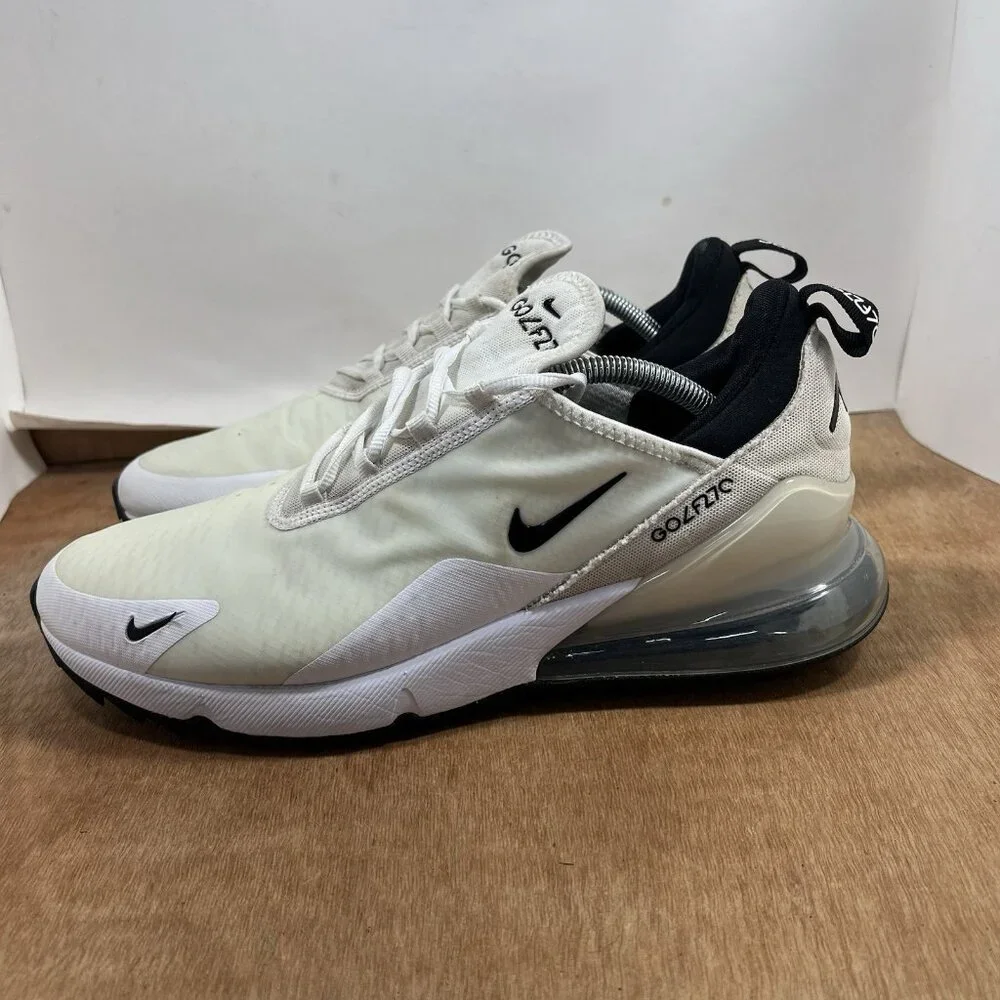 Nike Air Max 270 Golf ‘White Black’ CK6483-103 Spikeless Shoes (Men’s Size 12)